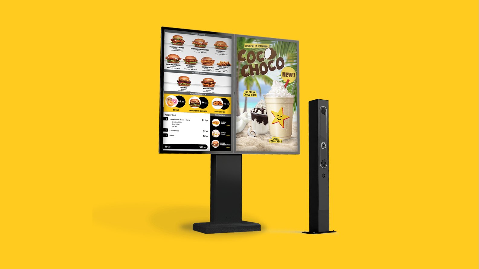 McDonald's delivers digital signage at the drive thru