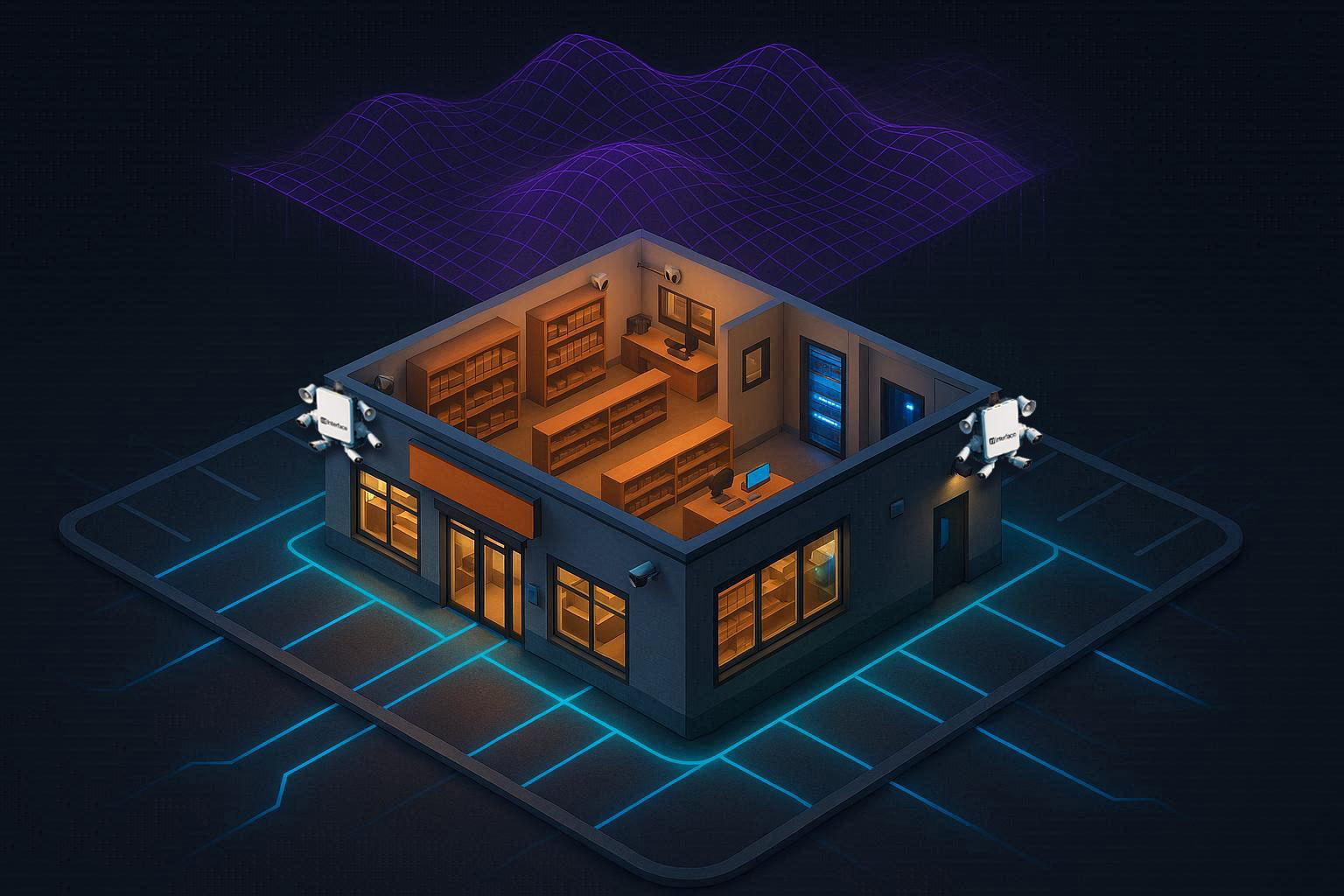 Interface Systems isometric security diagram